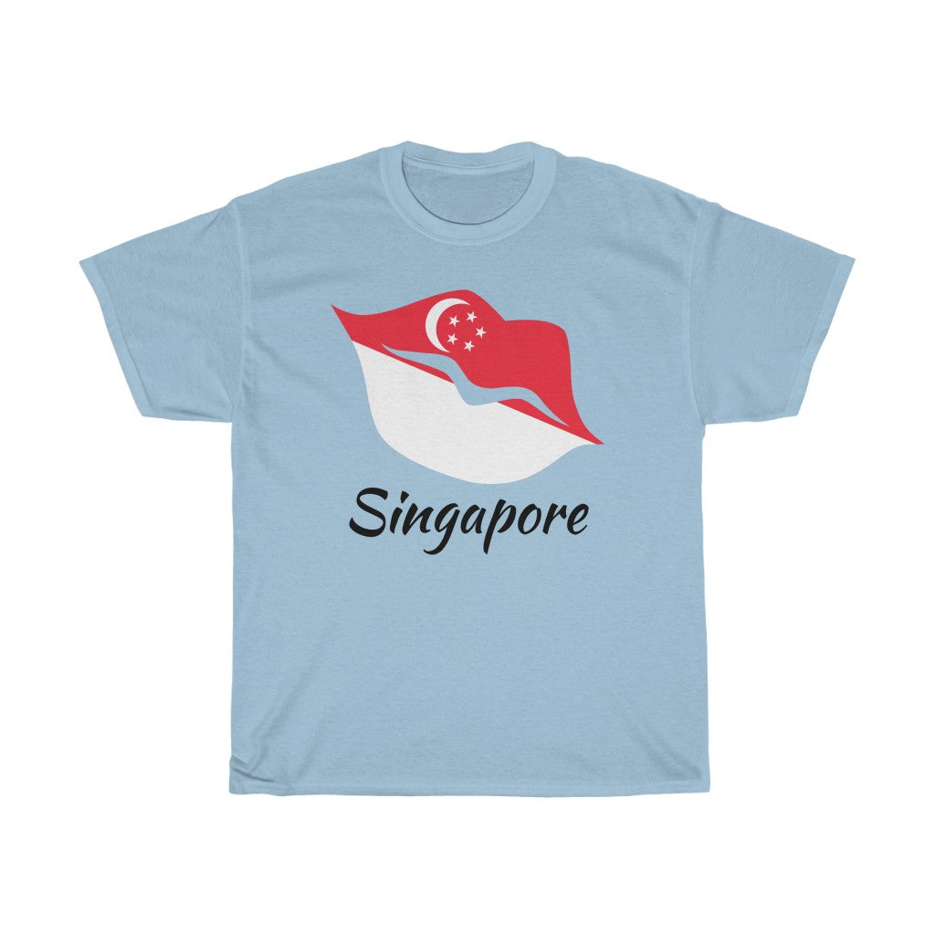 Singapore Lips Flag Standard Tee 1 - Unisex