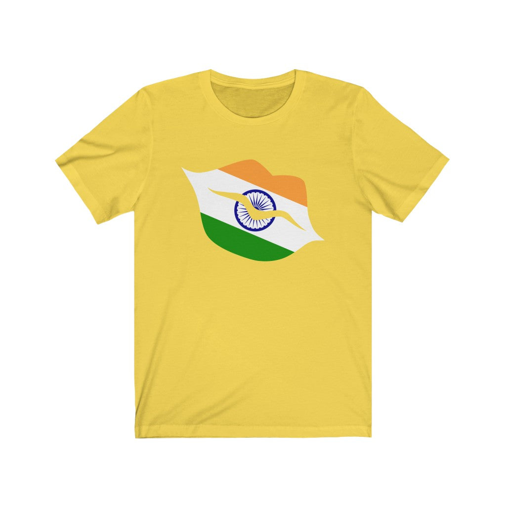 India Lips Flag Premium Tee - Unisex