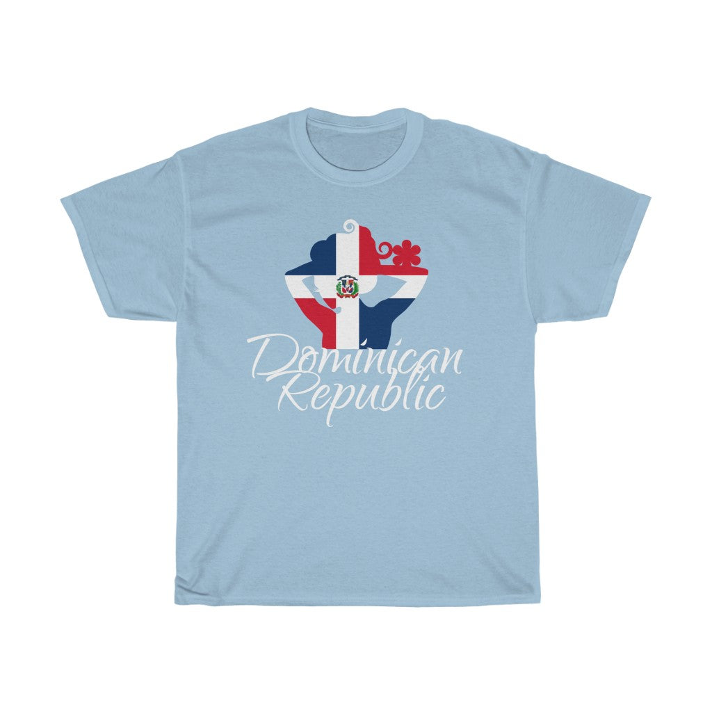 Dominican Republic Lady Flag Standard Tee 4 - Unisex