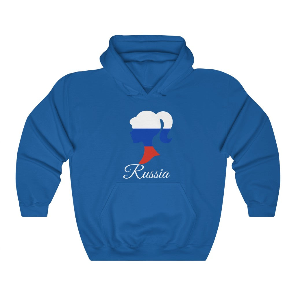 Russia Girl Flag Hoodie Sweatshirt 2 - Unisex