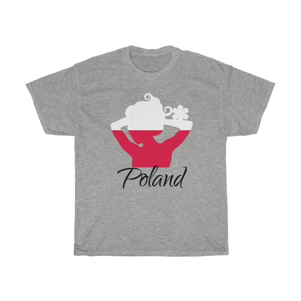 Poland Lady Flag Standard Tee 1 - Unisex