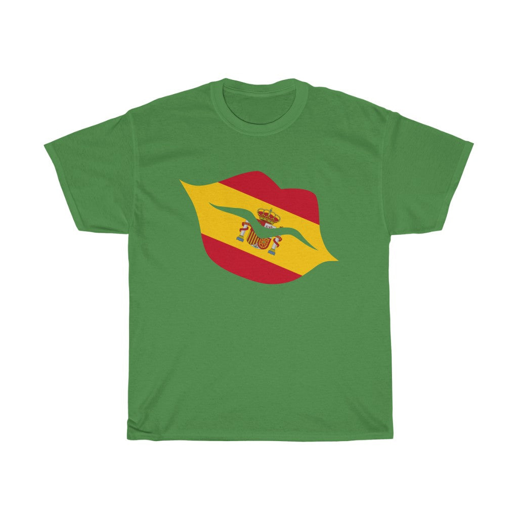 Spain Lips Flag Standard Tee - Unisex