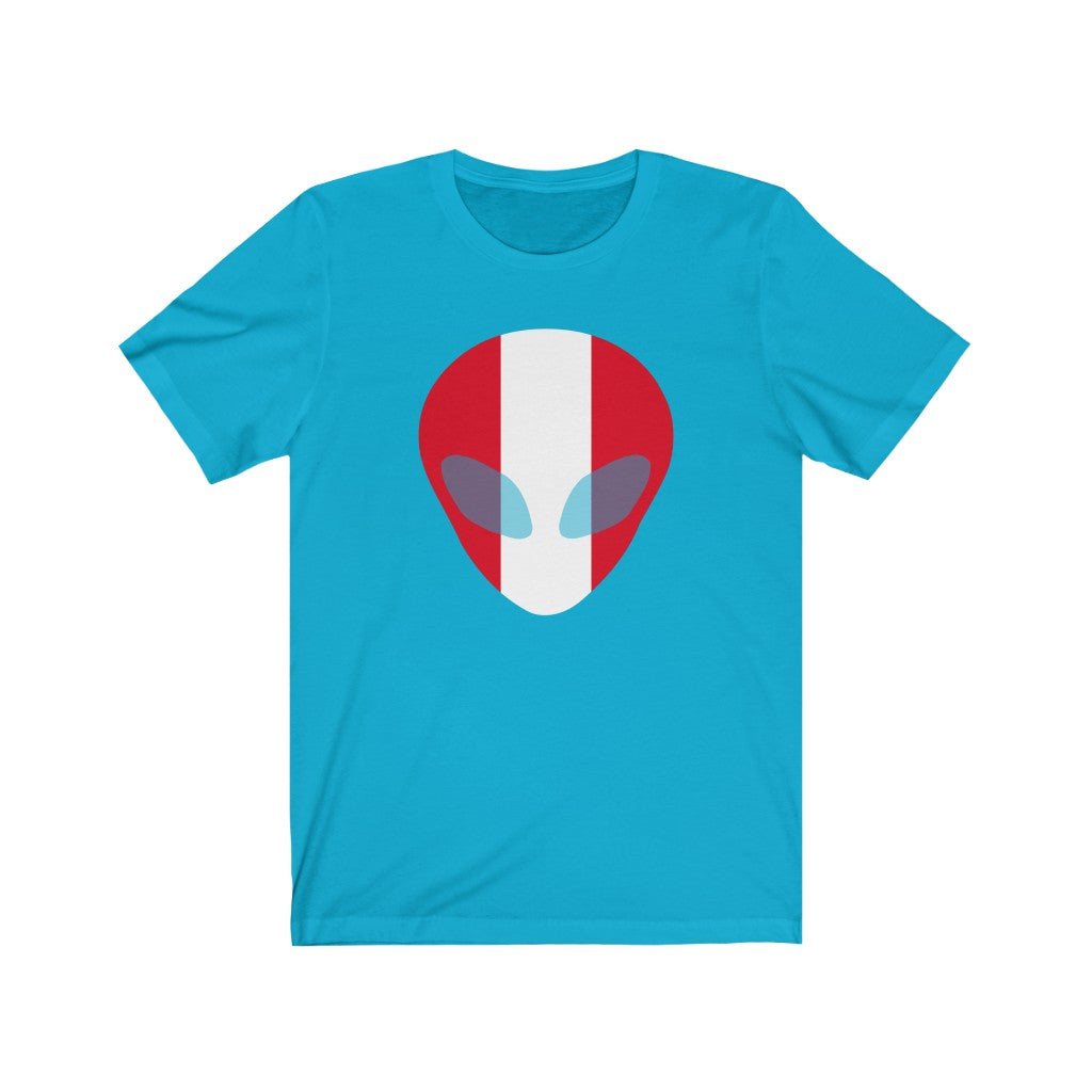Peru Alien Flag Premium Tee - Unisex