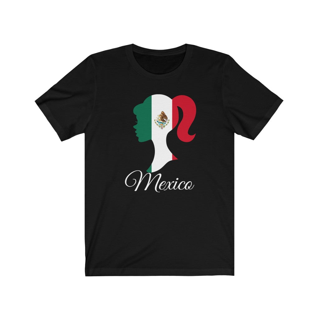 Mexico Girl Flag Premium Tee 2 - Unisex