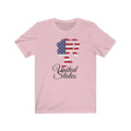 United States of America Girl Flag Premium Tee 1 - Unisex