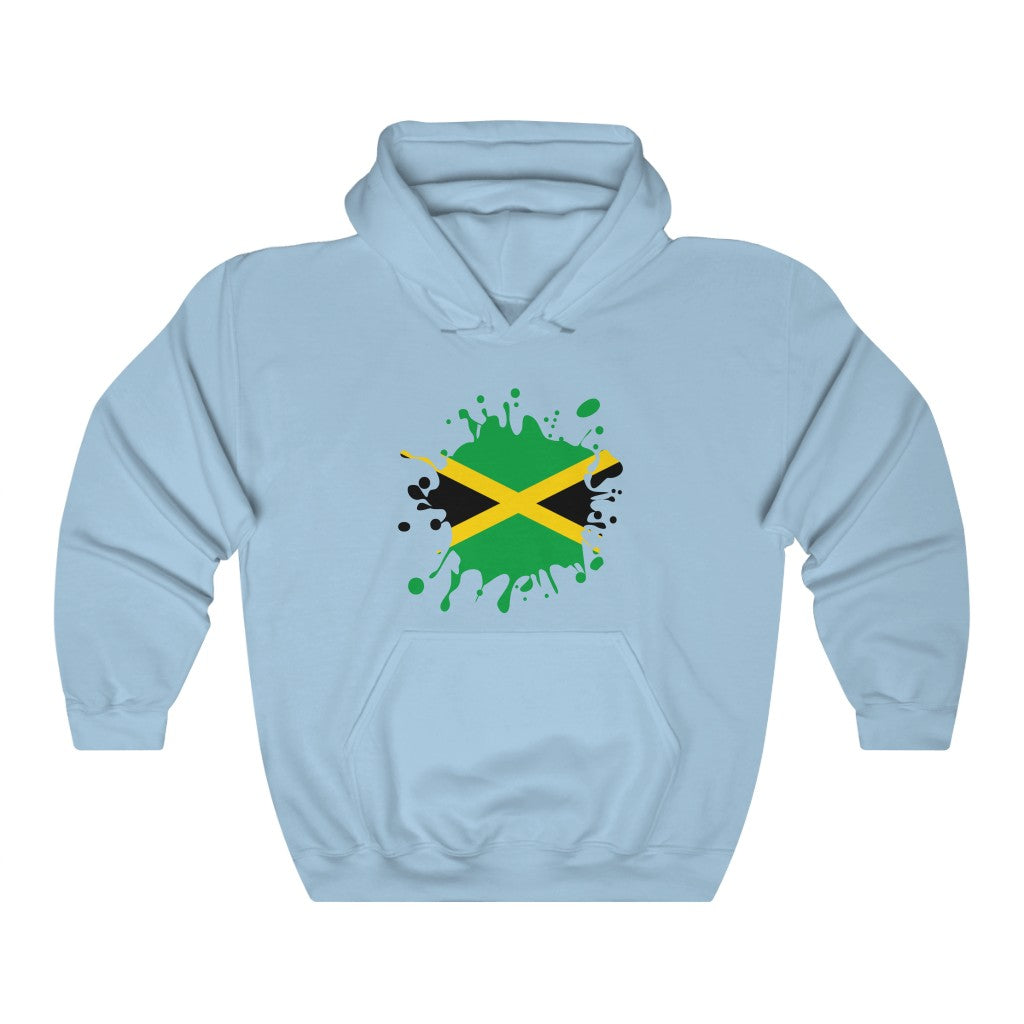 Jamaica Splat Flag Hoodie Sweatshirt - Unisex