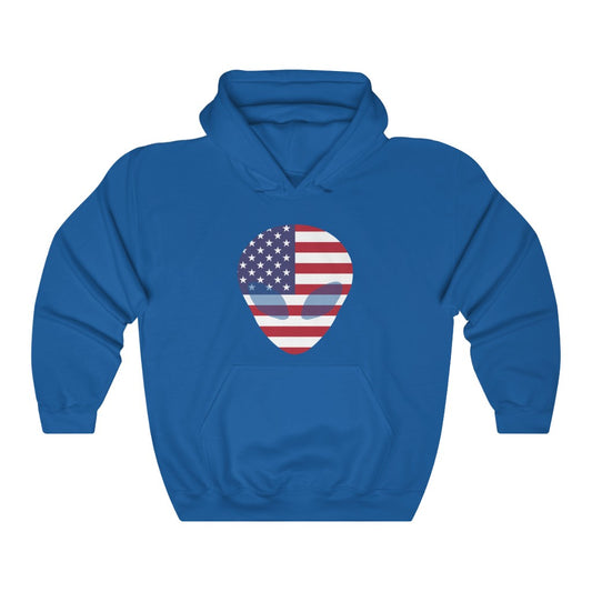 United States Alien Flag Hoodie Sweatshirt - Unisex