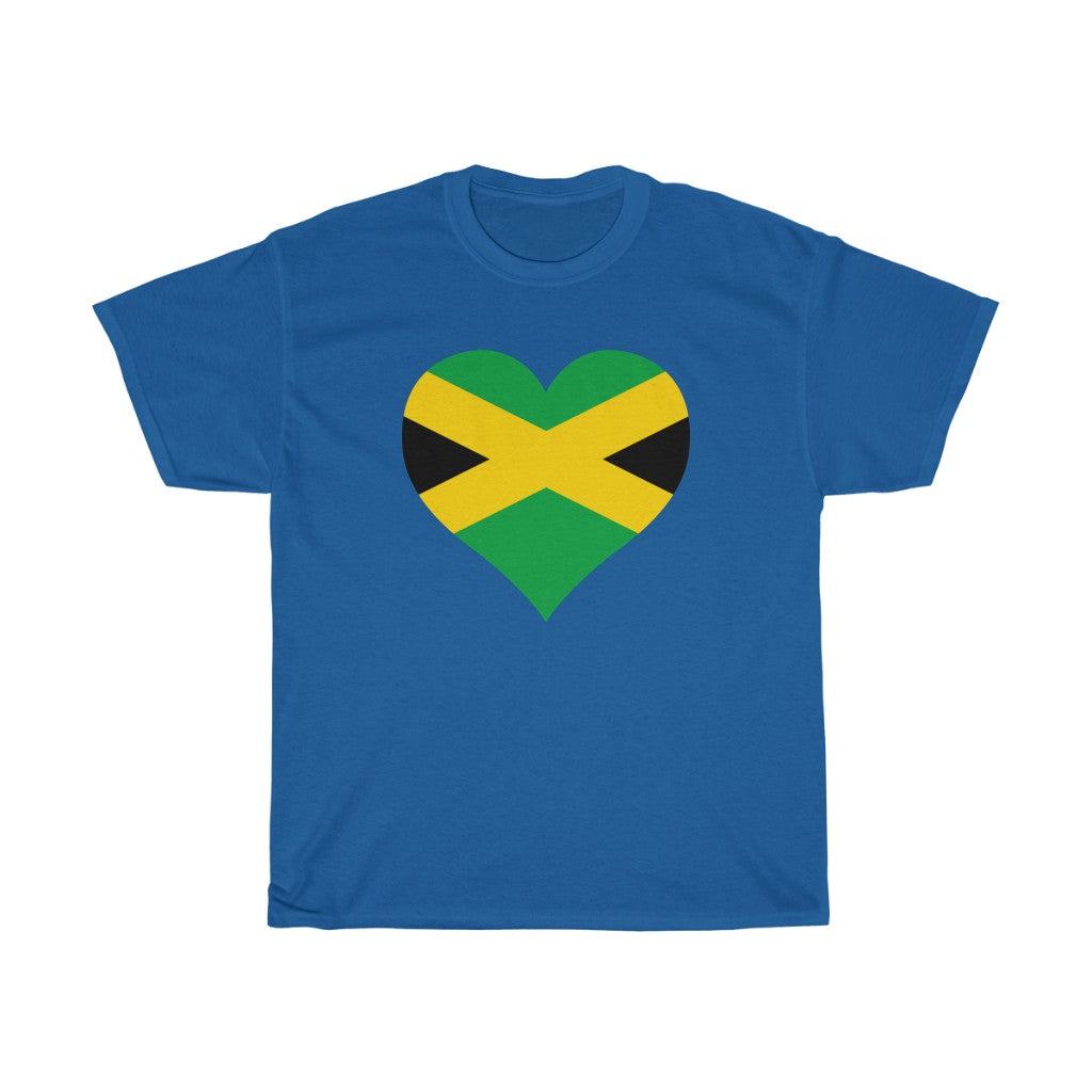 Jamaica Heart Flag Standard Tee - Unisex
