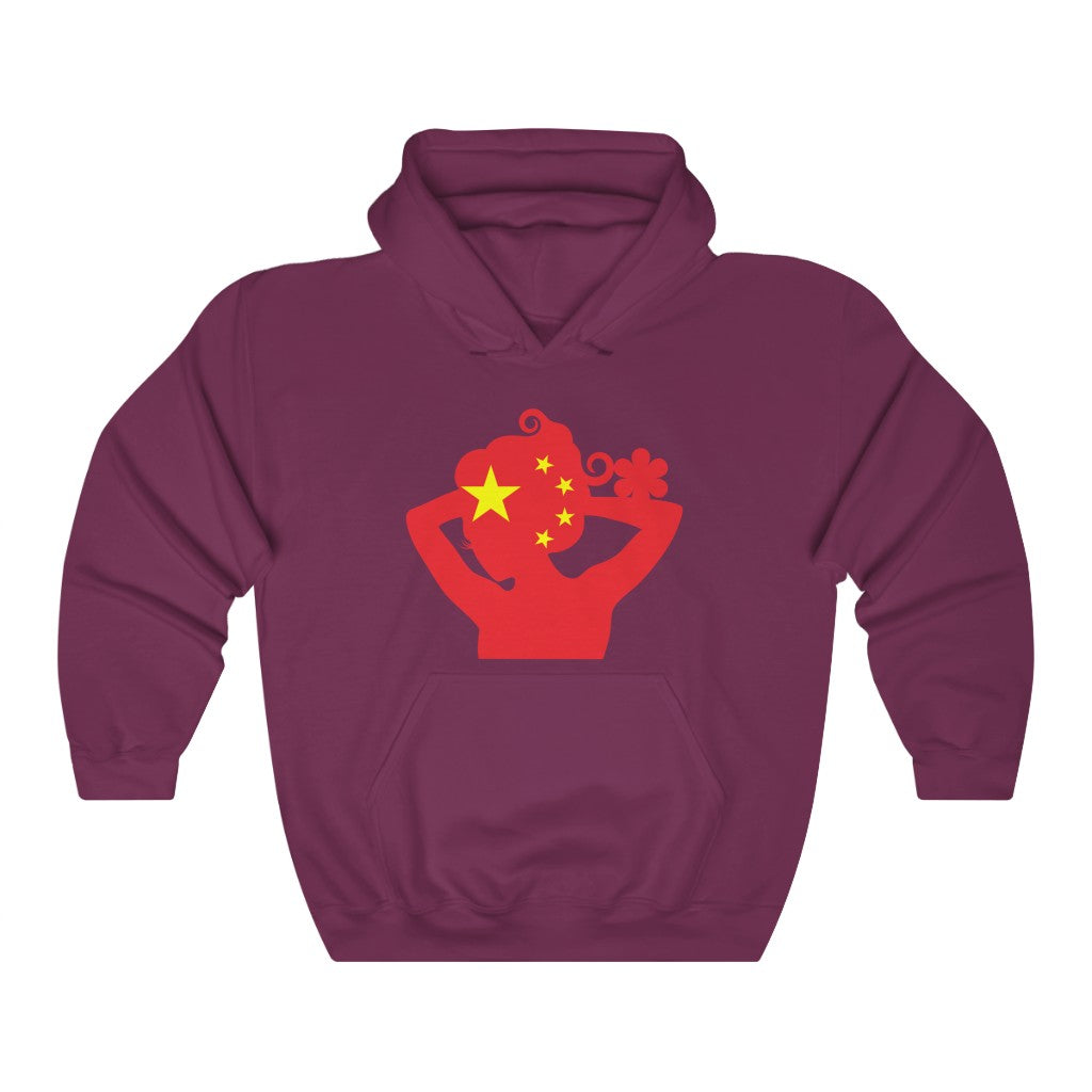 China Lady Flag Hoodie Sweatshirt - Unisex