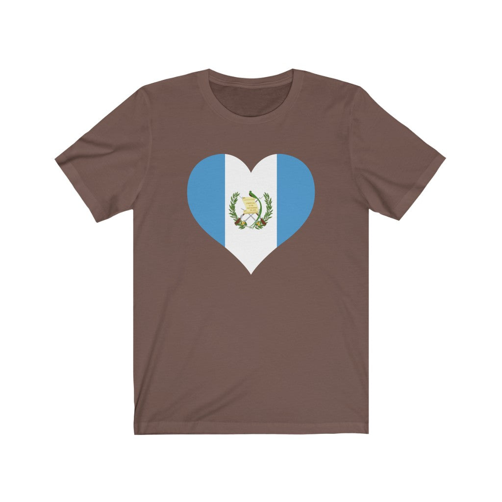 Guatemala  Heart Flag Premium Tee - Unisex
