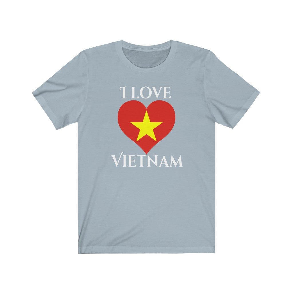 Vietnam Heart Flag Premium Tee 2 - Unisex