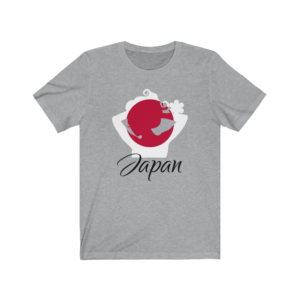 Japan Lady Flag Premium Tee 1 - Unisex