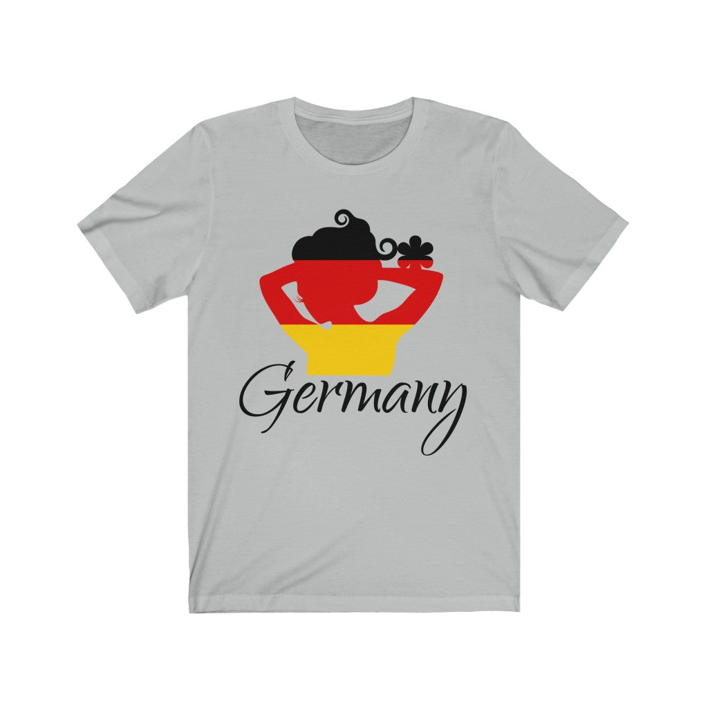 Germany Lady Flag Premium Tee 1 - Unisex