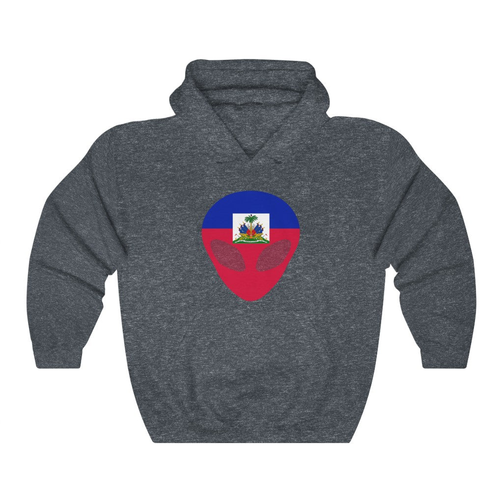 Haiti Alien Flag Hoodie Sweatshirt - Unisex