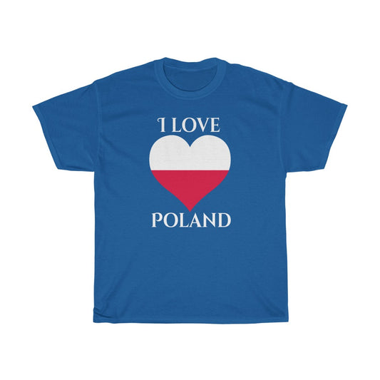 Poland Heart Flag Standard Tee 2 - Unisex