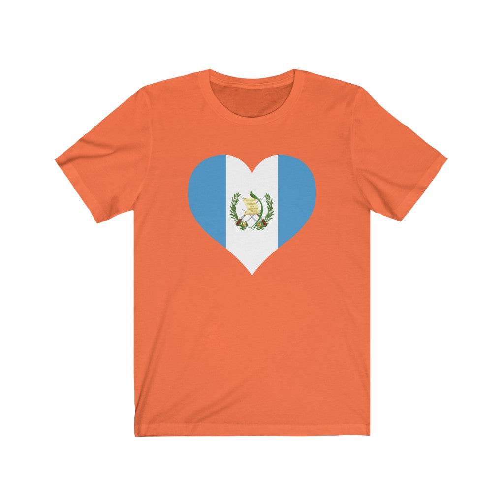 Guatemala  Heart Flag Premium Tee - Unisex