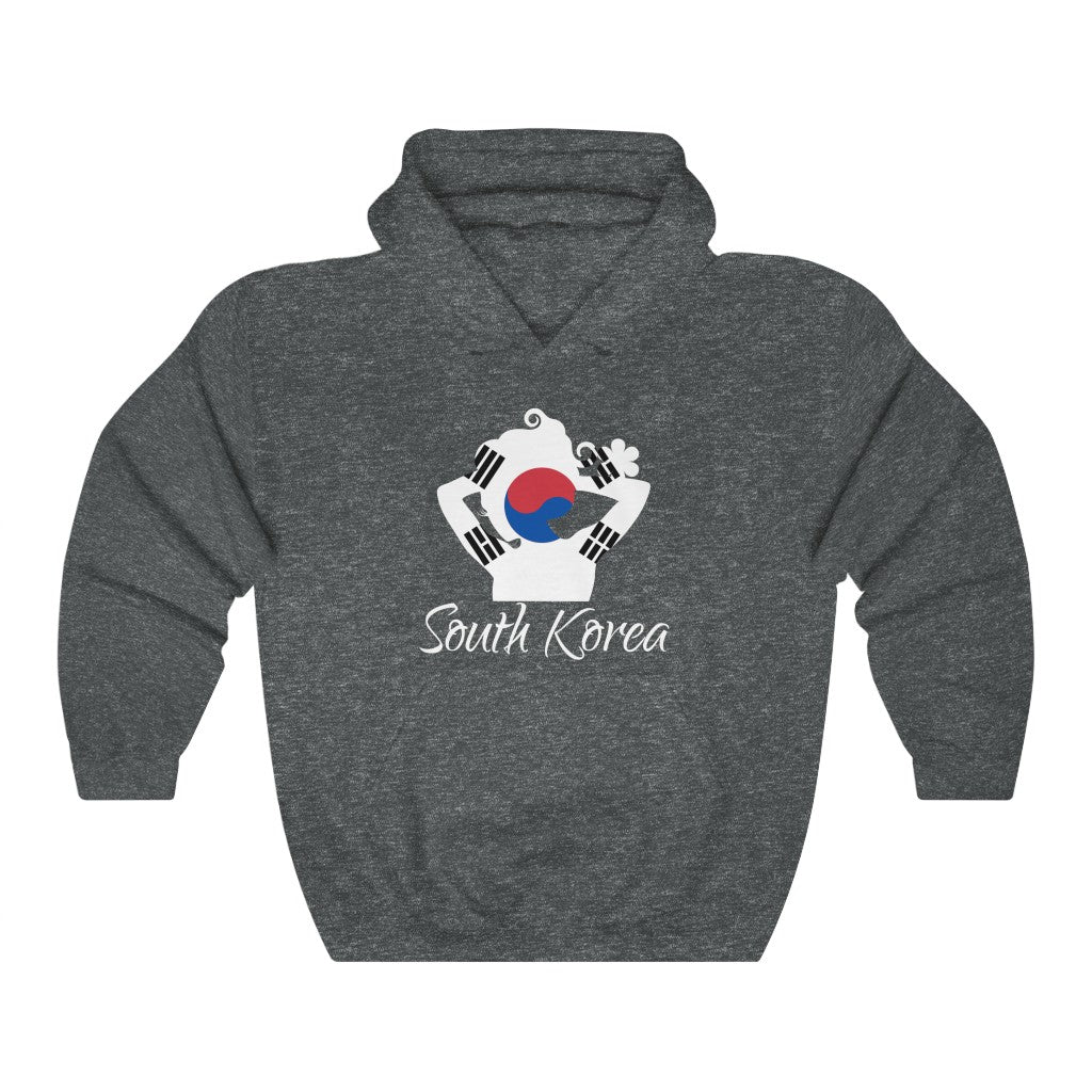South Korea Lady Flag Hoodie Sweatshirt 2 - Unisex