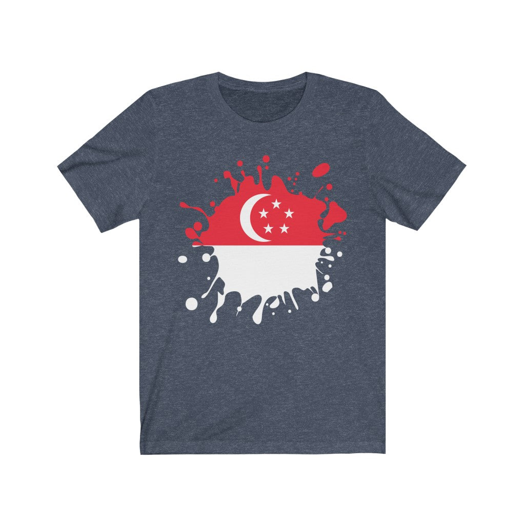 Singapore Splat Flag Premium Tee - Unisex