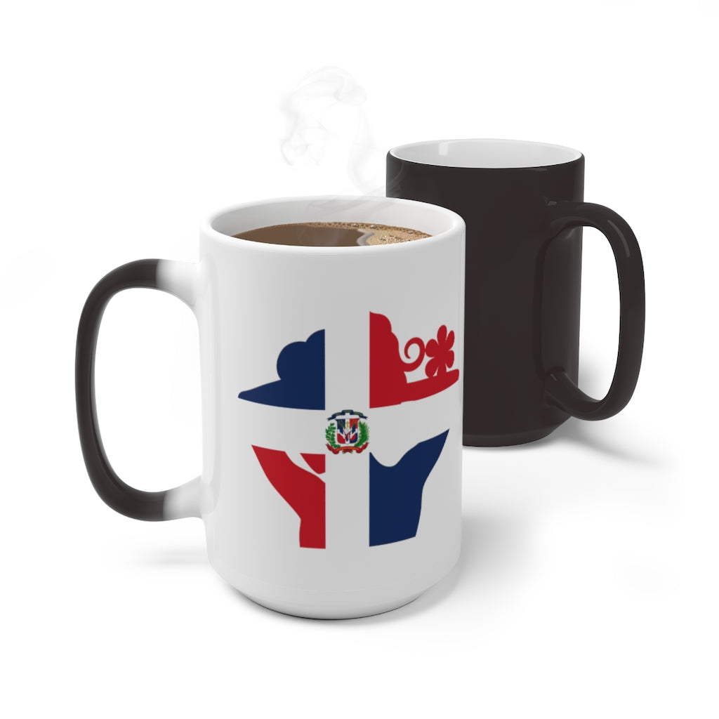 Dominican Republic Lady Color Changing Mug
