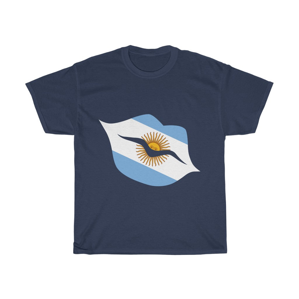 Argentina Lips Flag Standard Tee - Unisex