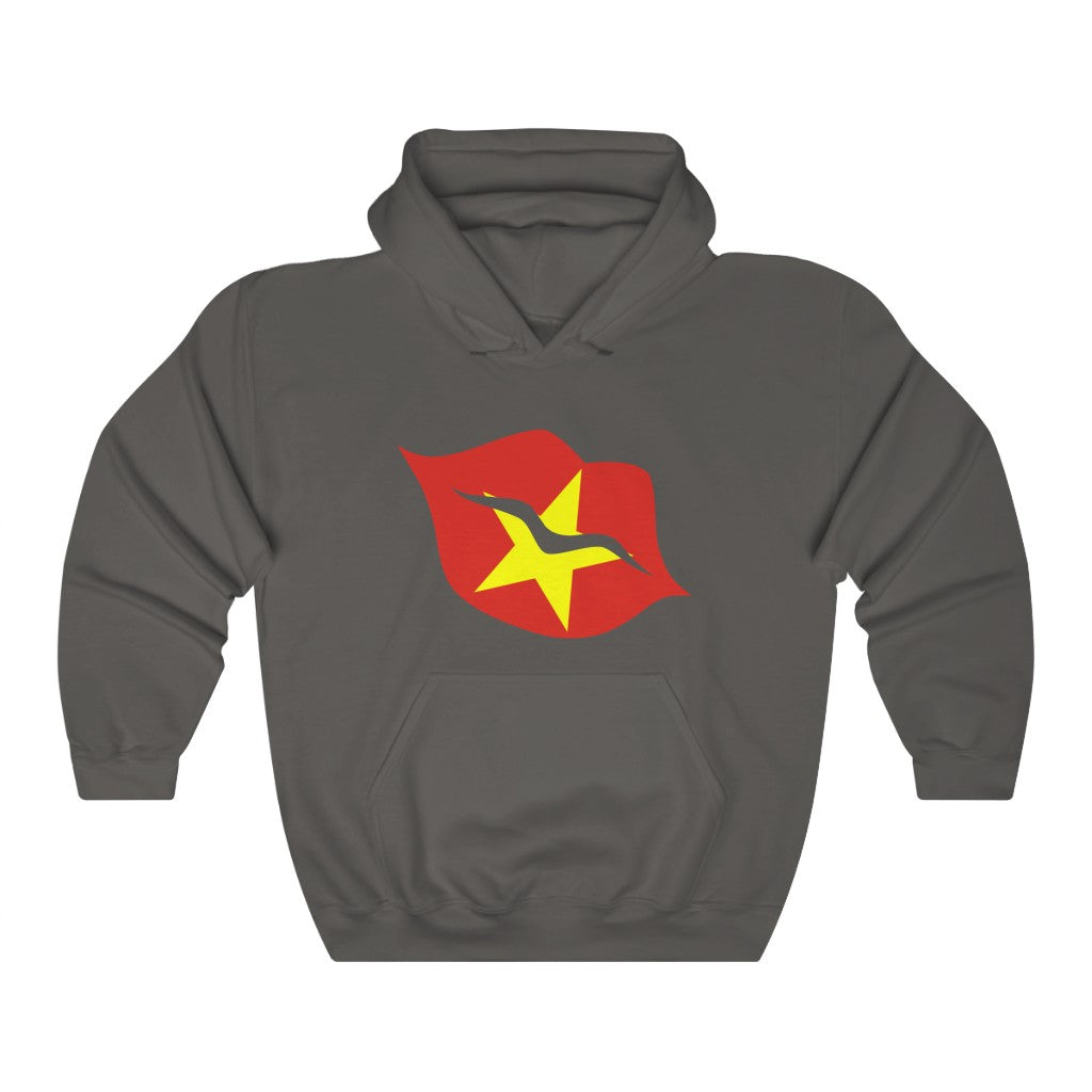 Vietnam Lips Flag Hoodie Sweatshirt - Unisex