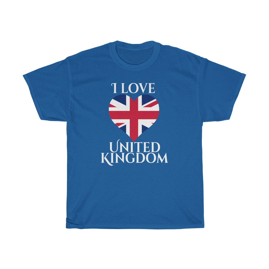 United Kingdom Heart Flag Standard Tee 2 - Unisex