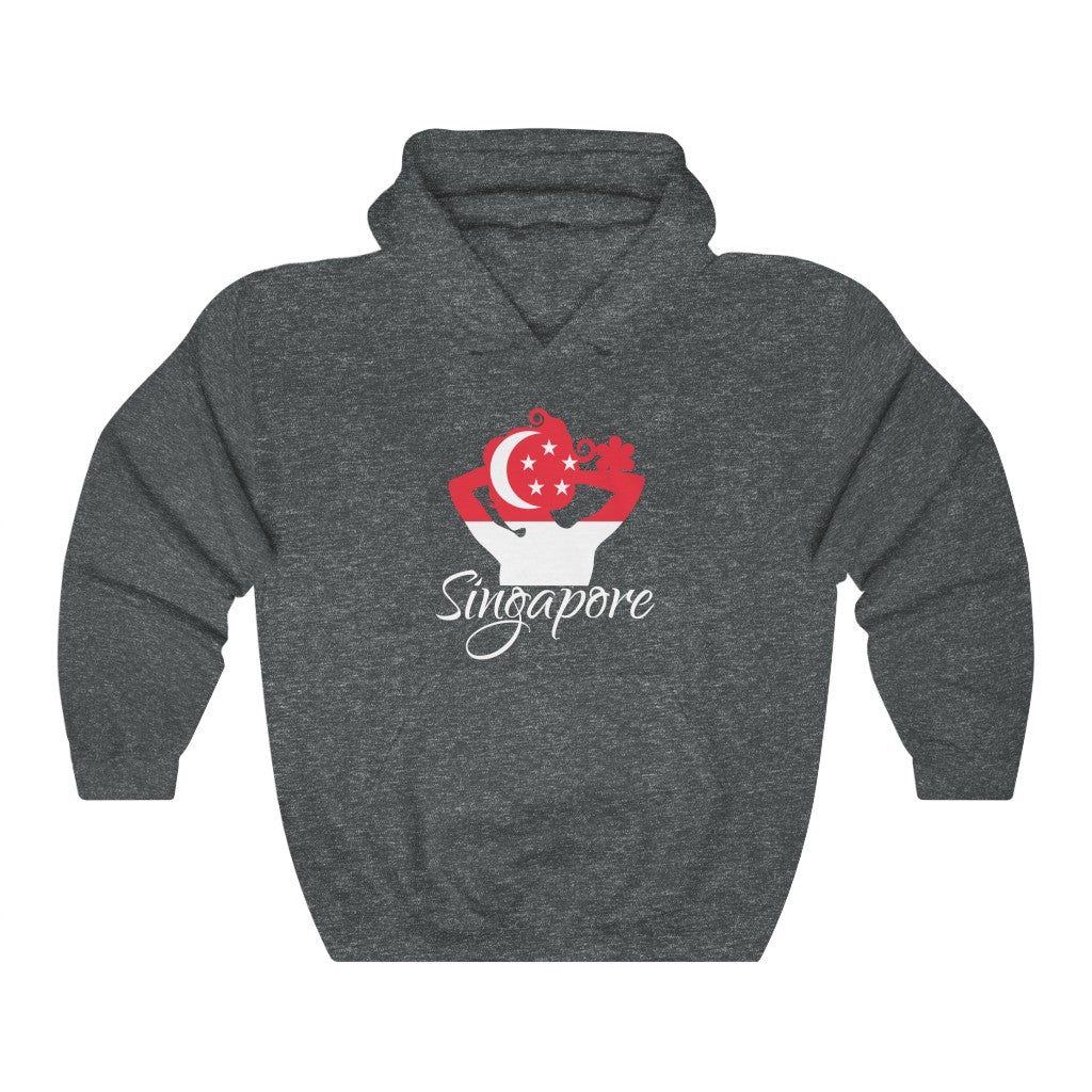 Singapore Lady Flag Hoodie Sweatshirt 2 - Unisex