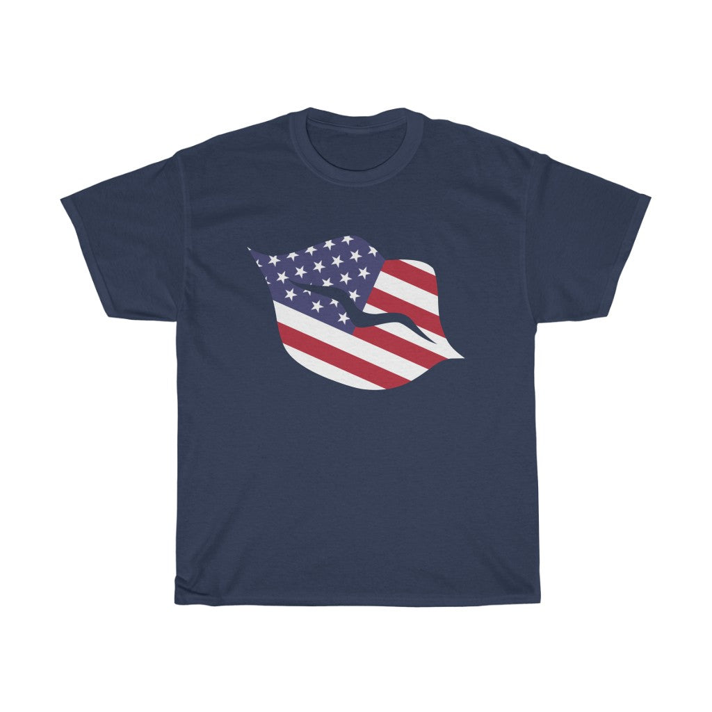 United States of America Lips Flag Standard Tee - Unisex