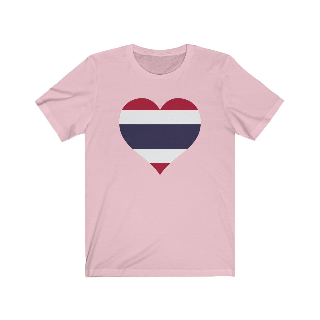 Thailand Heart Flag Premium Tee - Unisex
