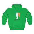 Ireland Girl Flag Hoodie Sweatshirt 1 - Unisex