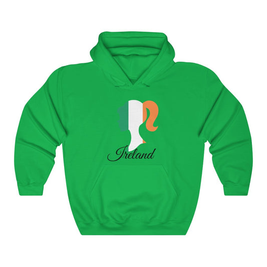 Ireland Girl Flag Hoodie Sweatshirt 1 - Unisex
