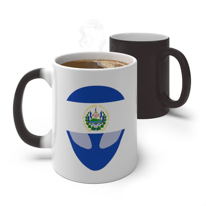 El Salvador Republic Alien Color Changing Mug