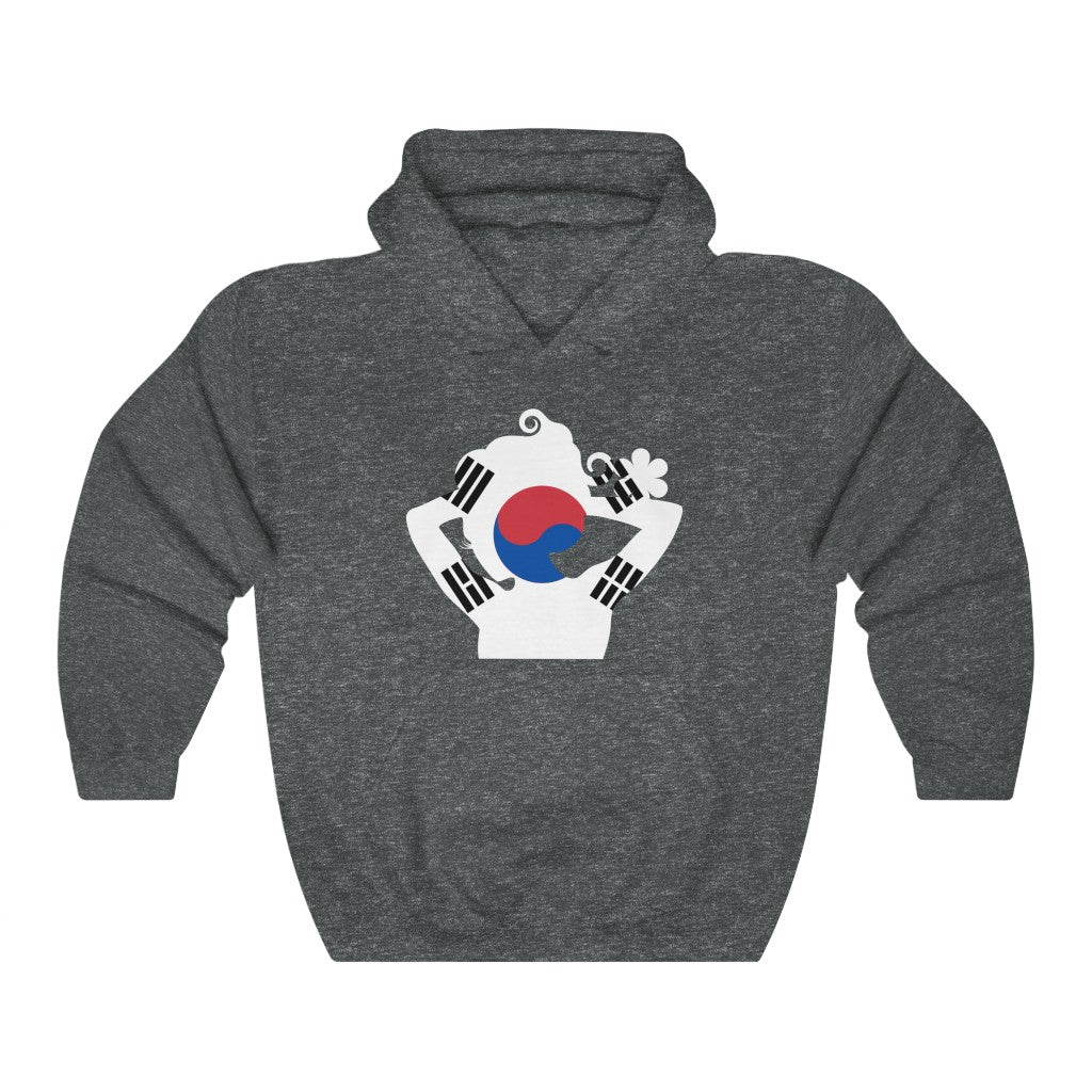 South Korea Lady Flag Hoodie Sweatshirt - Unisex