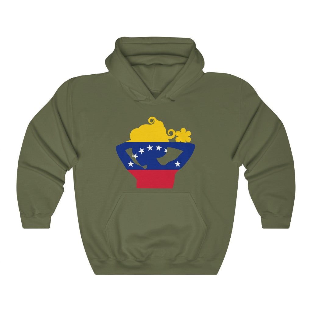 Venezuela Lady Flag Hoodie Sweatshirt - Unisex