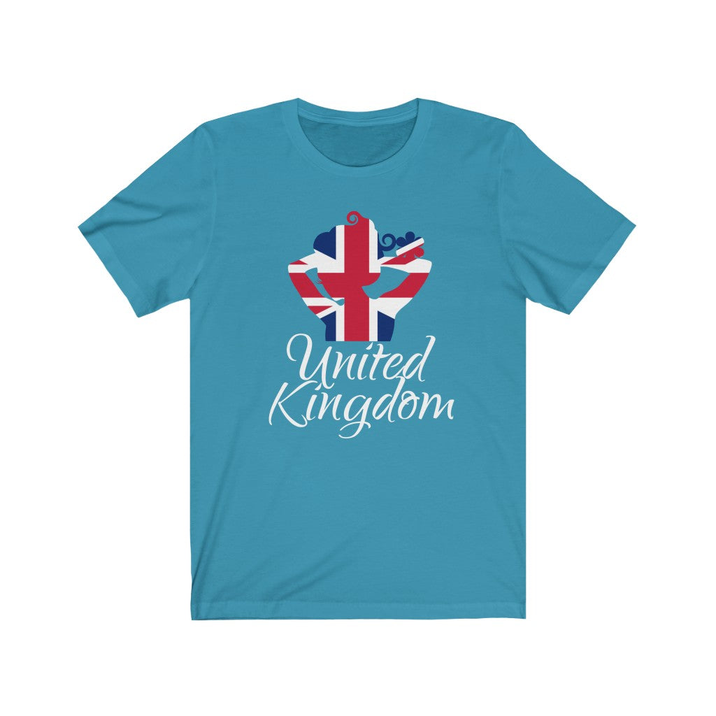 United Kingdom Lady Flag Premium Tee 2 - Unisex