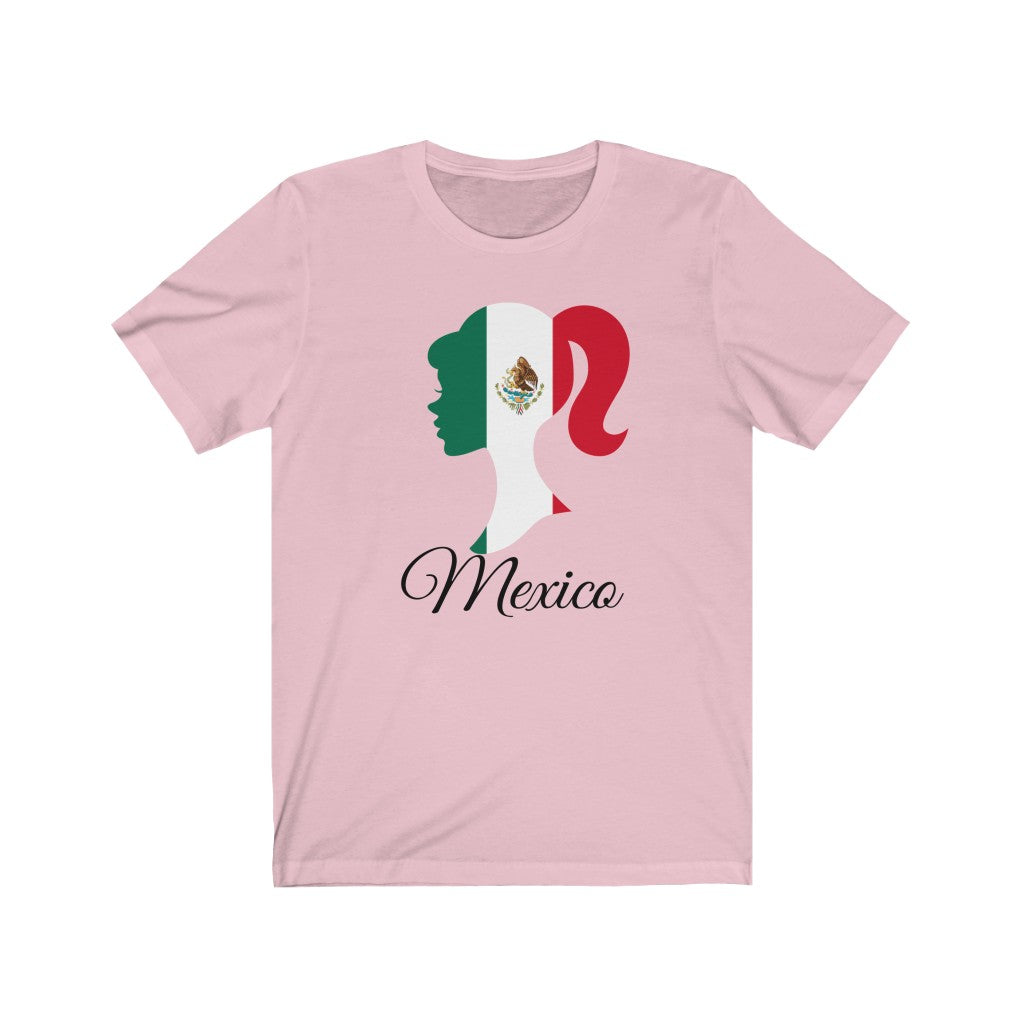 Mexico Girl Flag Premium Tee 1 - Unisex