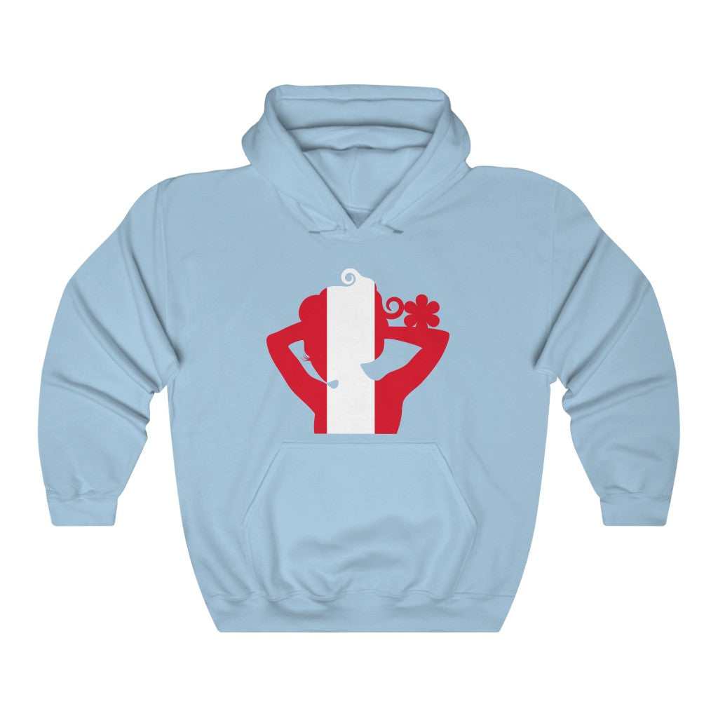 Peru Lady Flag Hoodie Sweatshirt - Unisex