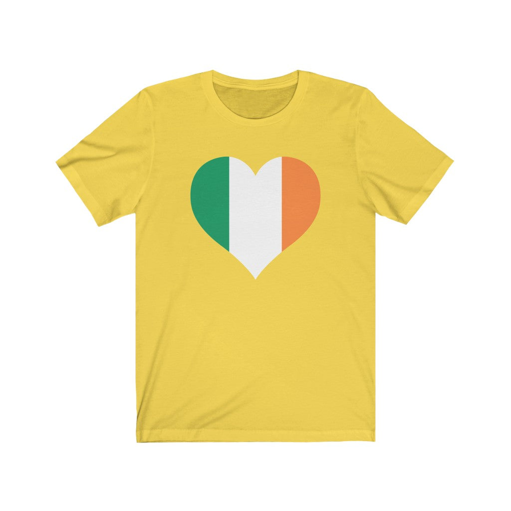 Ireland Heart Flag Premium Tee - Unisex