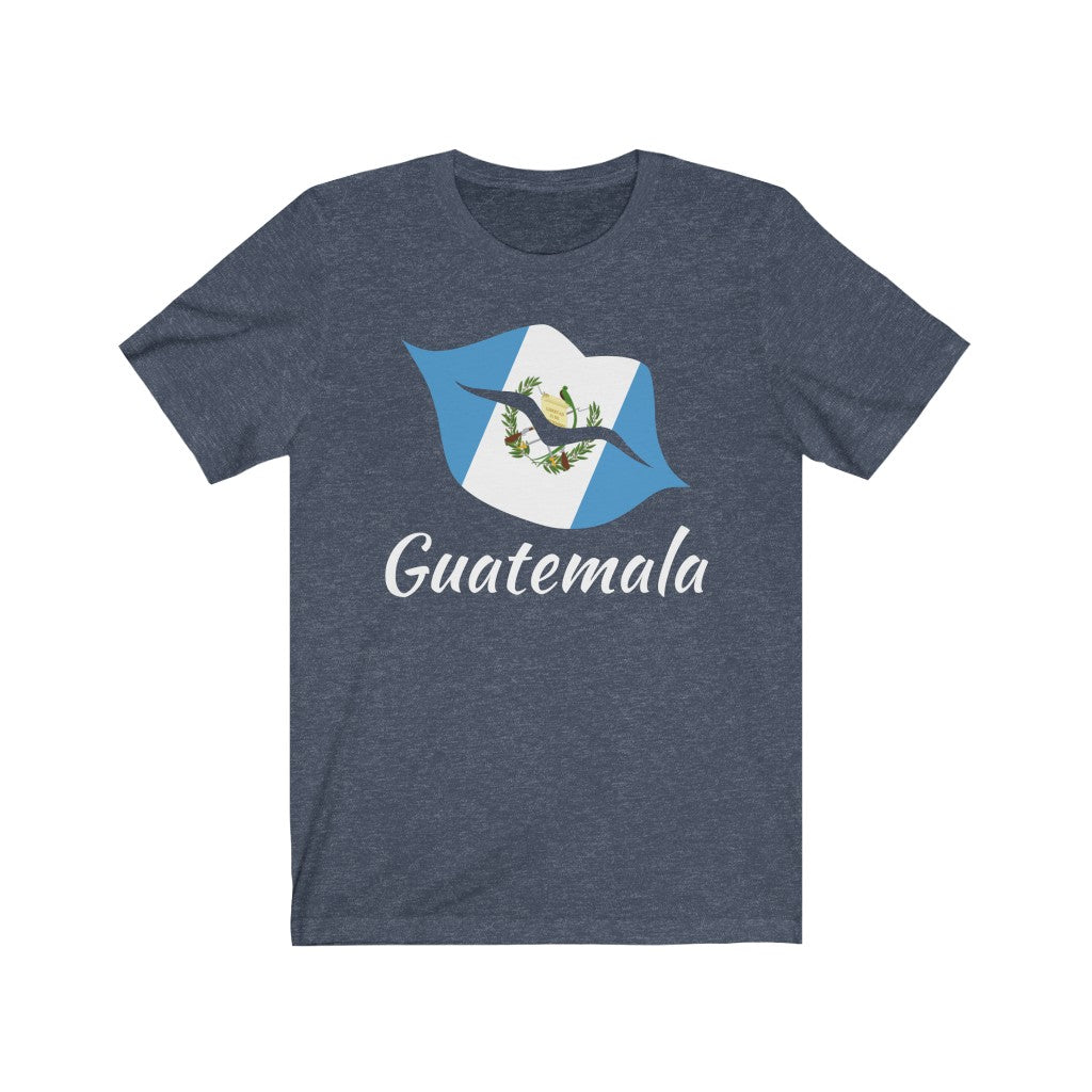 Guatemala Lips Flag Premium Tee 2 - Unisex
