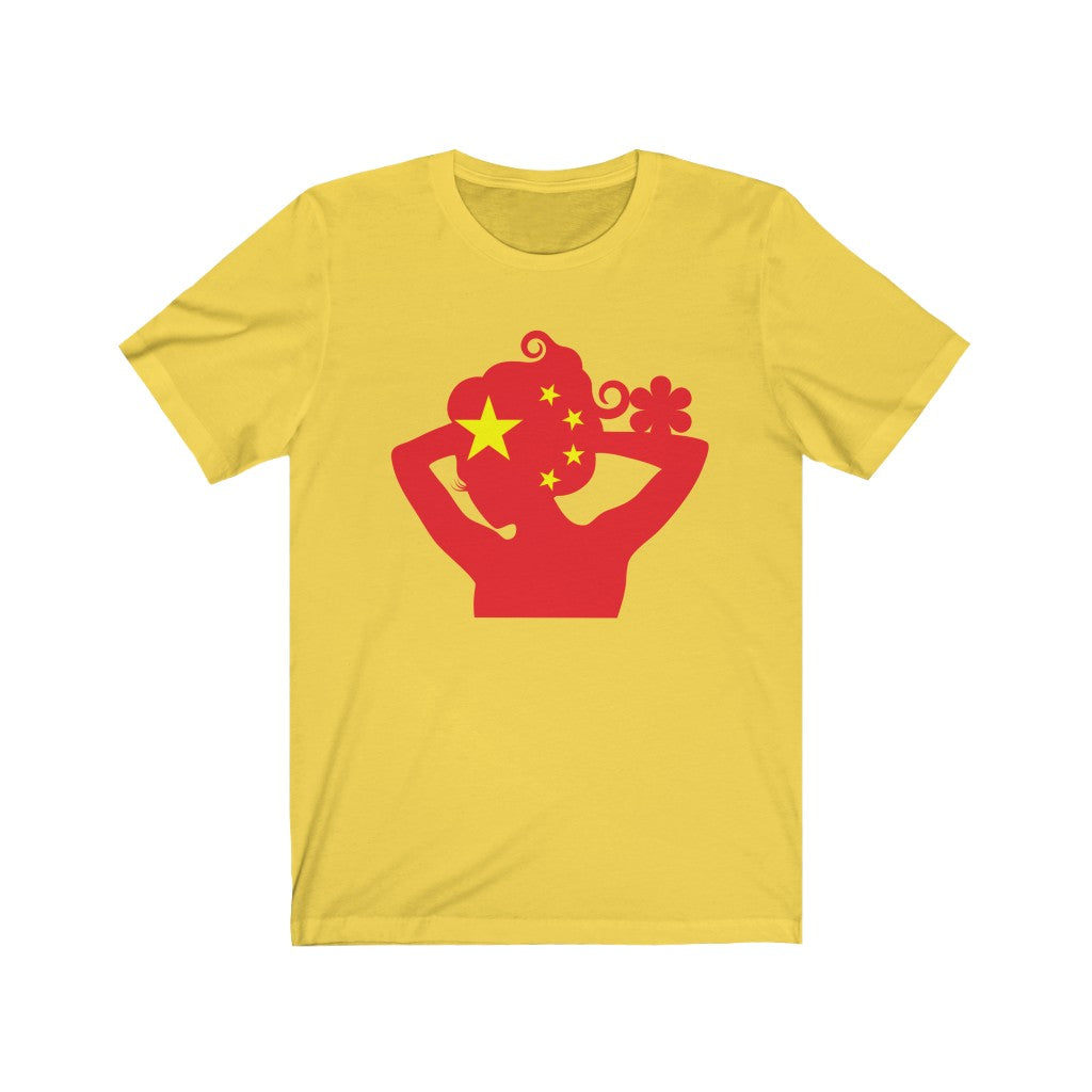 China Lady Flag Premium Tee - Unisex