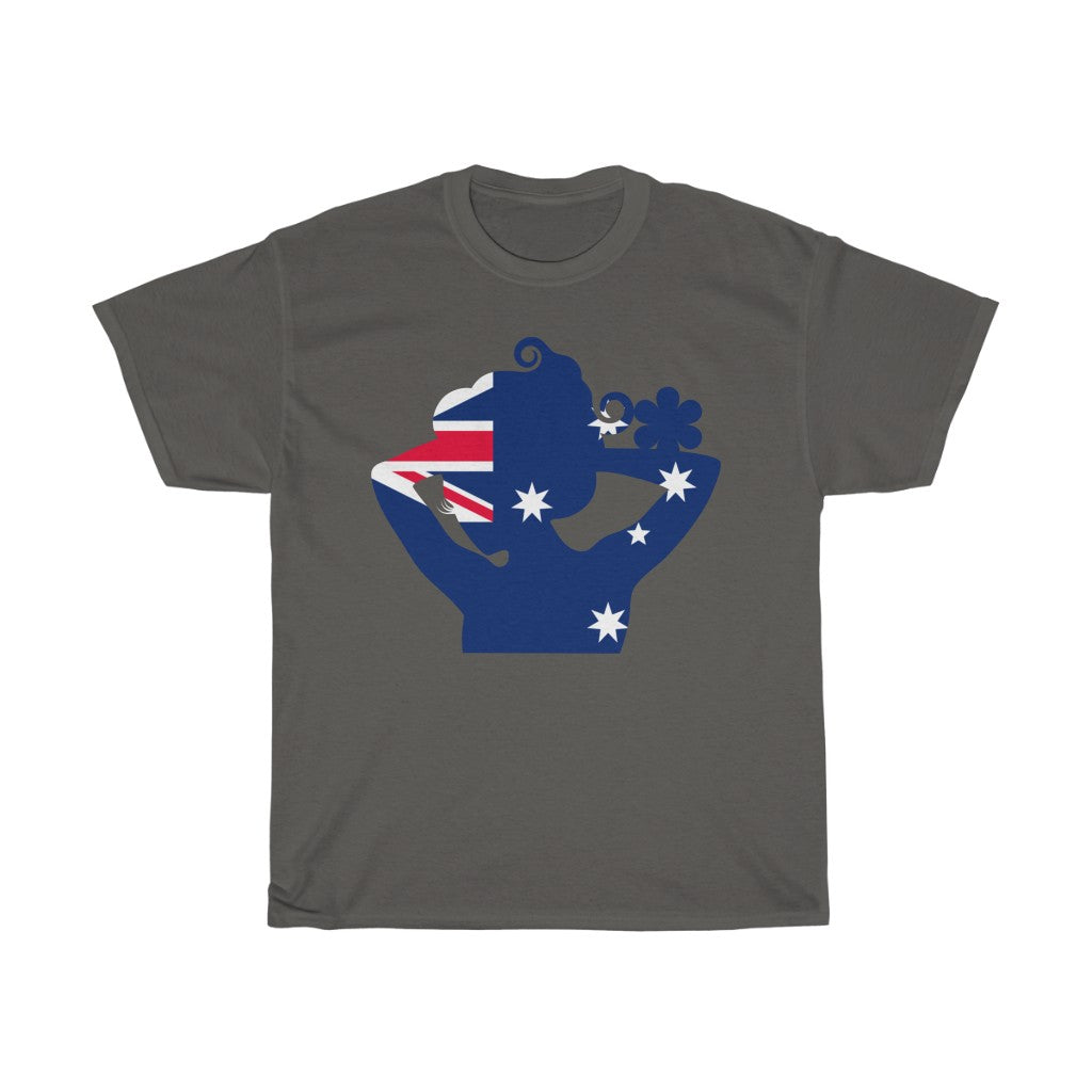 Australia Lady Flag Standard Tee - Unisex