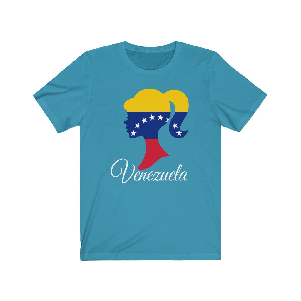 Venezuela Girl Flag Premium Tee 2 - Unisex