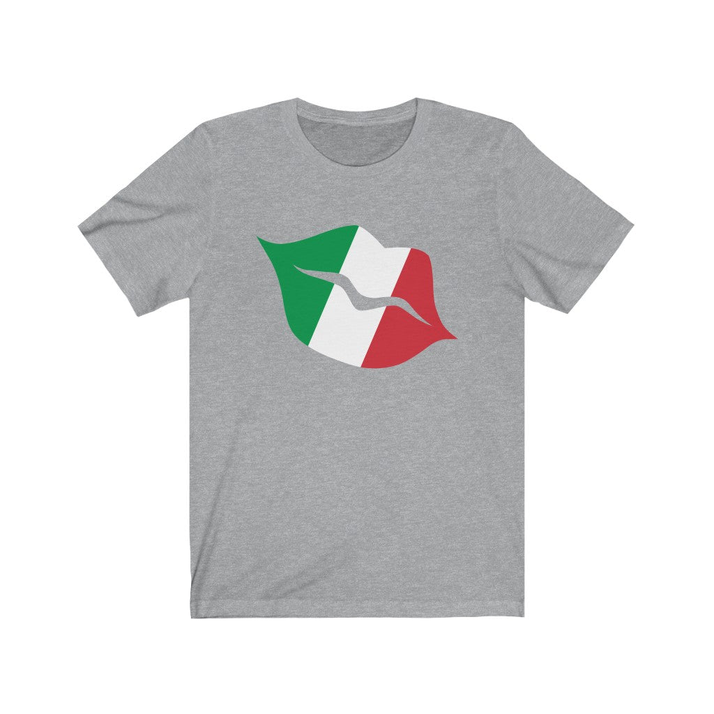 Italy Lips Flag Premium Tee - Unisex