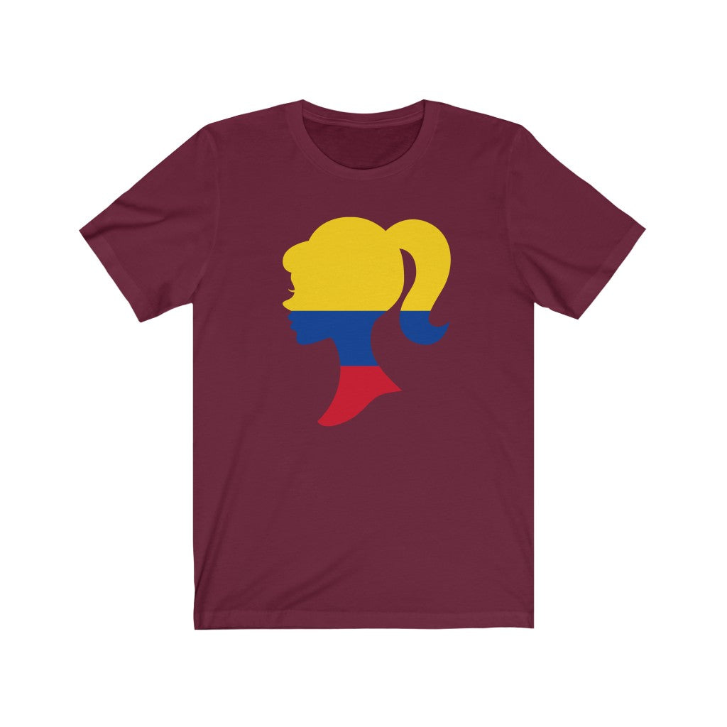 Colombia Girl Flag Premium Tee - Unisex