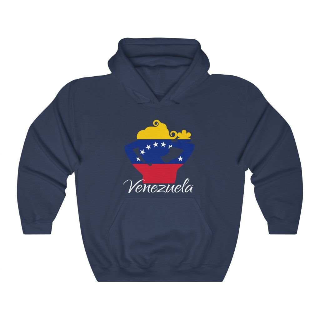 Venezuela Lady Flag Hoodie Sweatshirt 2 - Unisex