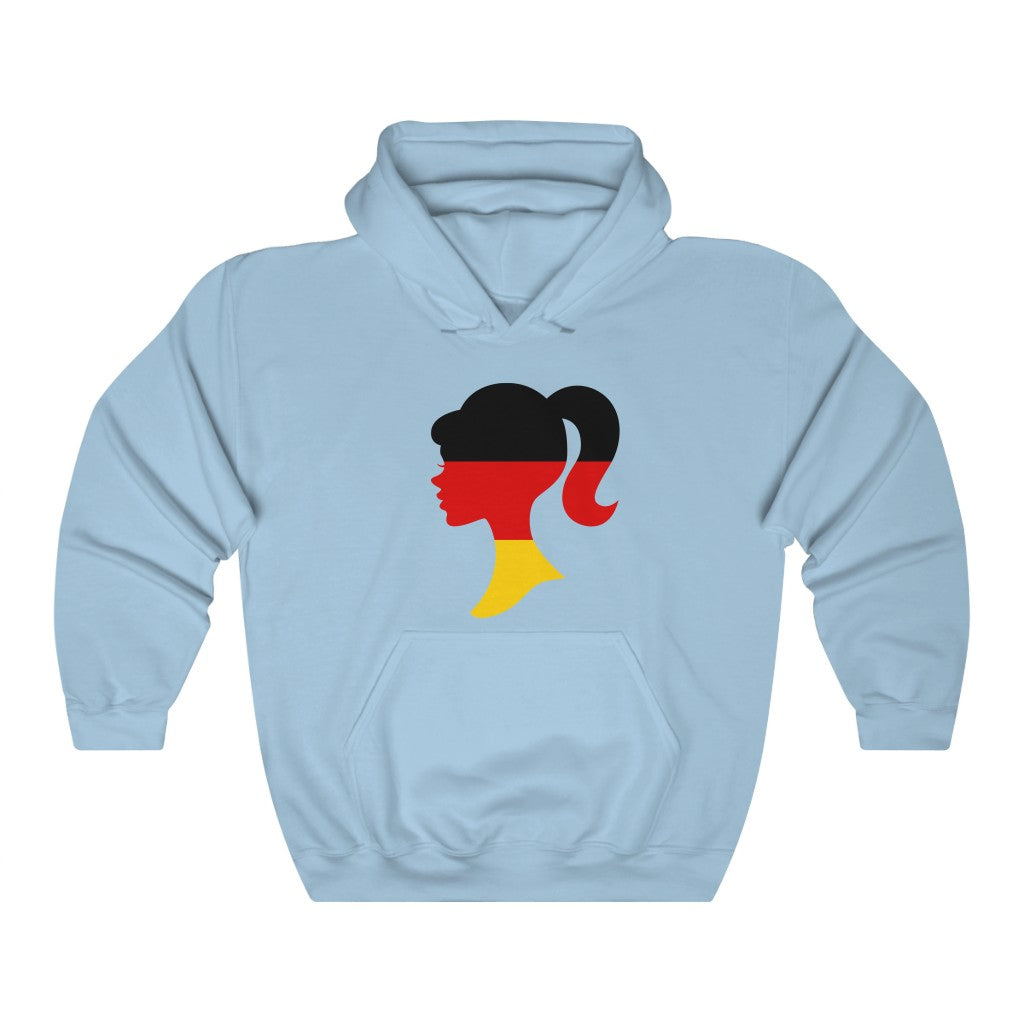 Germany Girl Flag Hoodie Sweatshirt - Unisex