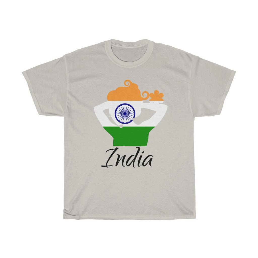 India Lady Flag Standard Tee 1 - Unisex