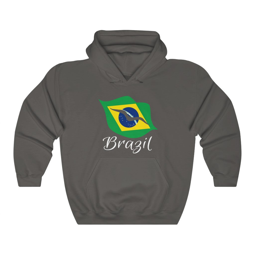 Brazil Lips Flag Hoodie Sweatshirt 2 - Unisex