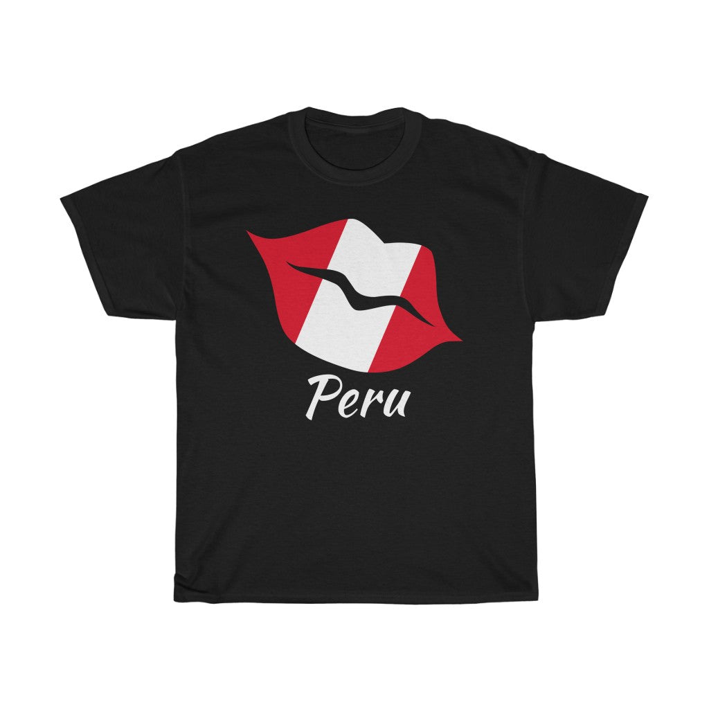 Peru Lips Flag Standard Tee 2 - Unisex