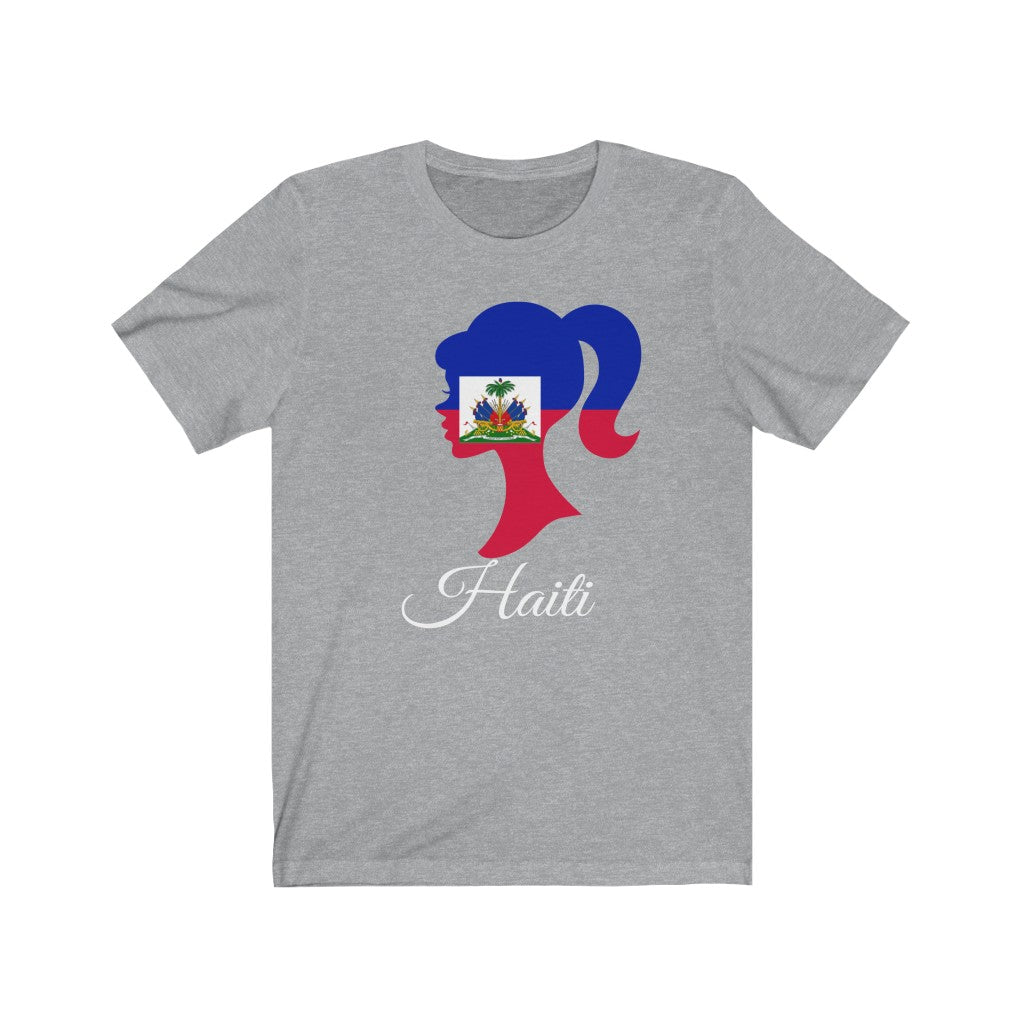Haiti Girl Flag Premium Tee 2 - Unisex